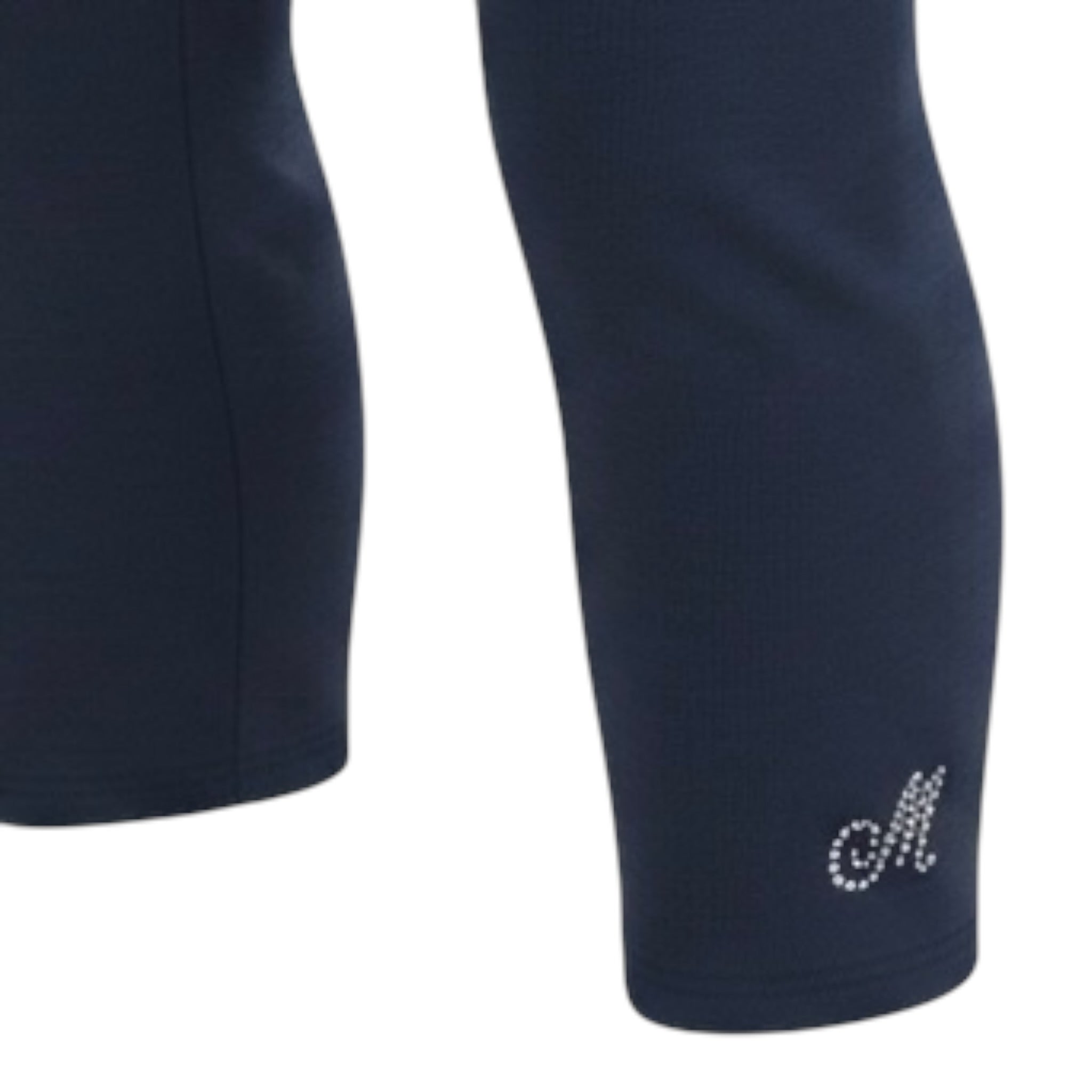 Monnalisa Leggins tinta unita con Brillantini Blu per Bambina 318400J BLU MONNALISA 