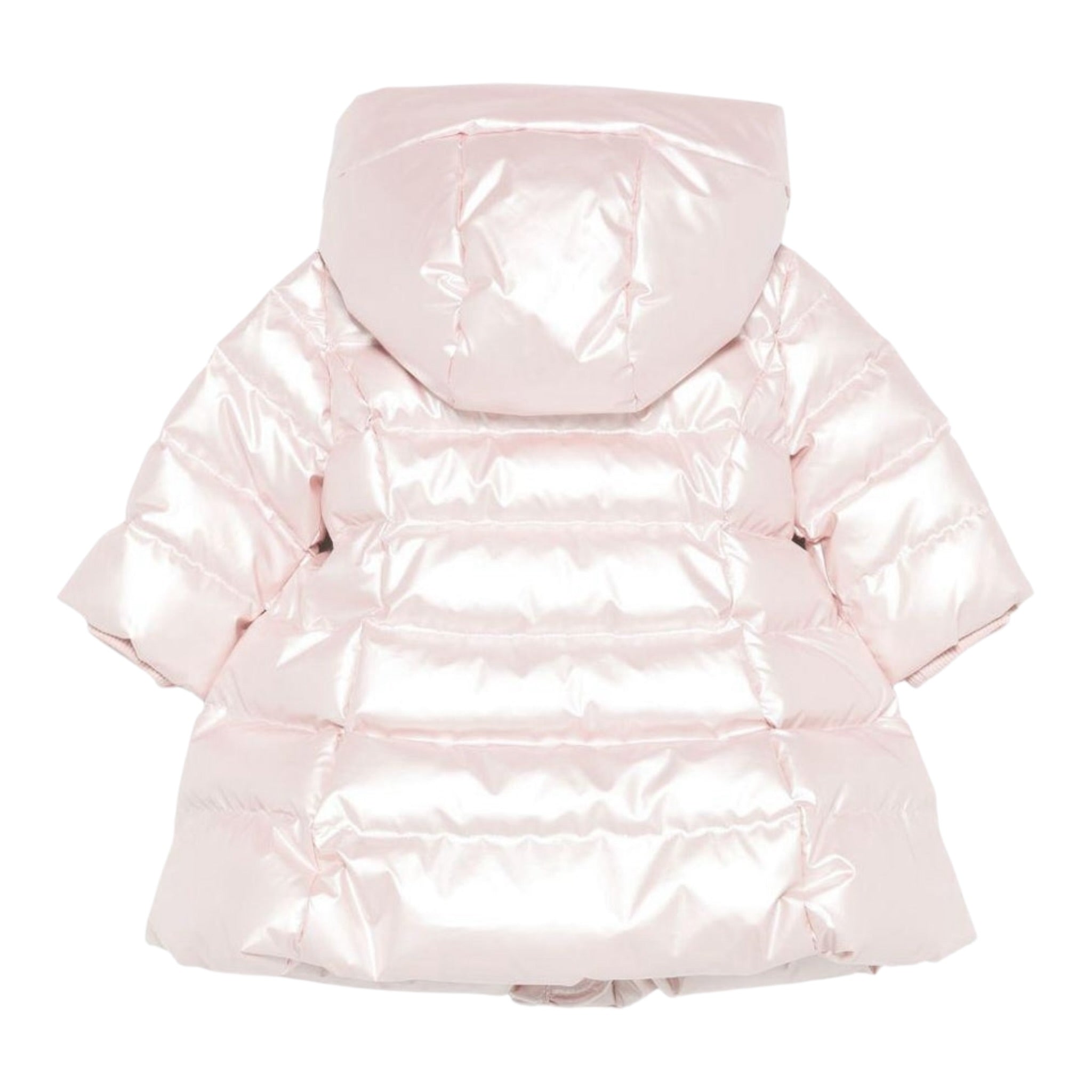 Monnalisa Giubbino tinta unita con Cappuccio Rosa per Neonata 37F102X ROSA MONNALISA 