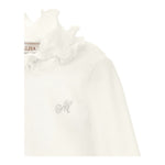 Monnalisa Maglia tinta unita Mezzo Collo Panna per Neonata 37F600 PANNA MONNALISA 