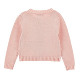 Monnalisa Cardigan tinta unita con Applicazioni Fiocchi Rosa per Neonata 37F800 ROSA MONNALISA 