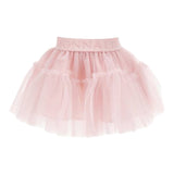 Monnalisa Gonna tinta unita con Tulle Rosa per Neonata 37FGON ROSA MONNALISA 