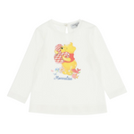 Monnalisa Shirt tinta unita con Stampa Bianco per Neonata 398616PB BIANCO MONNALISA 