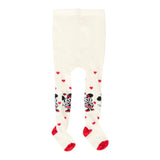 Monnalisa Calze tinta unita con Ricami Panna per Neonata 39F006 PANNA MONNALISA 