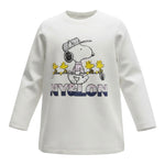 Monnalisa Shirt tinta unita con Stampa Bianco per Neonata 632604S5 BIANCO MONNALISA 
