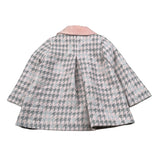 Monnalisa Cappotto Stampa Fantasia Grigio per Bambina 73B101 GRIGIO MONNALISA 