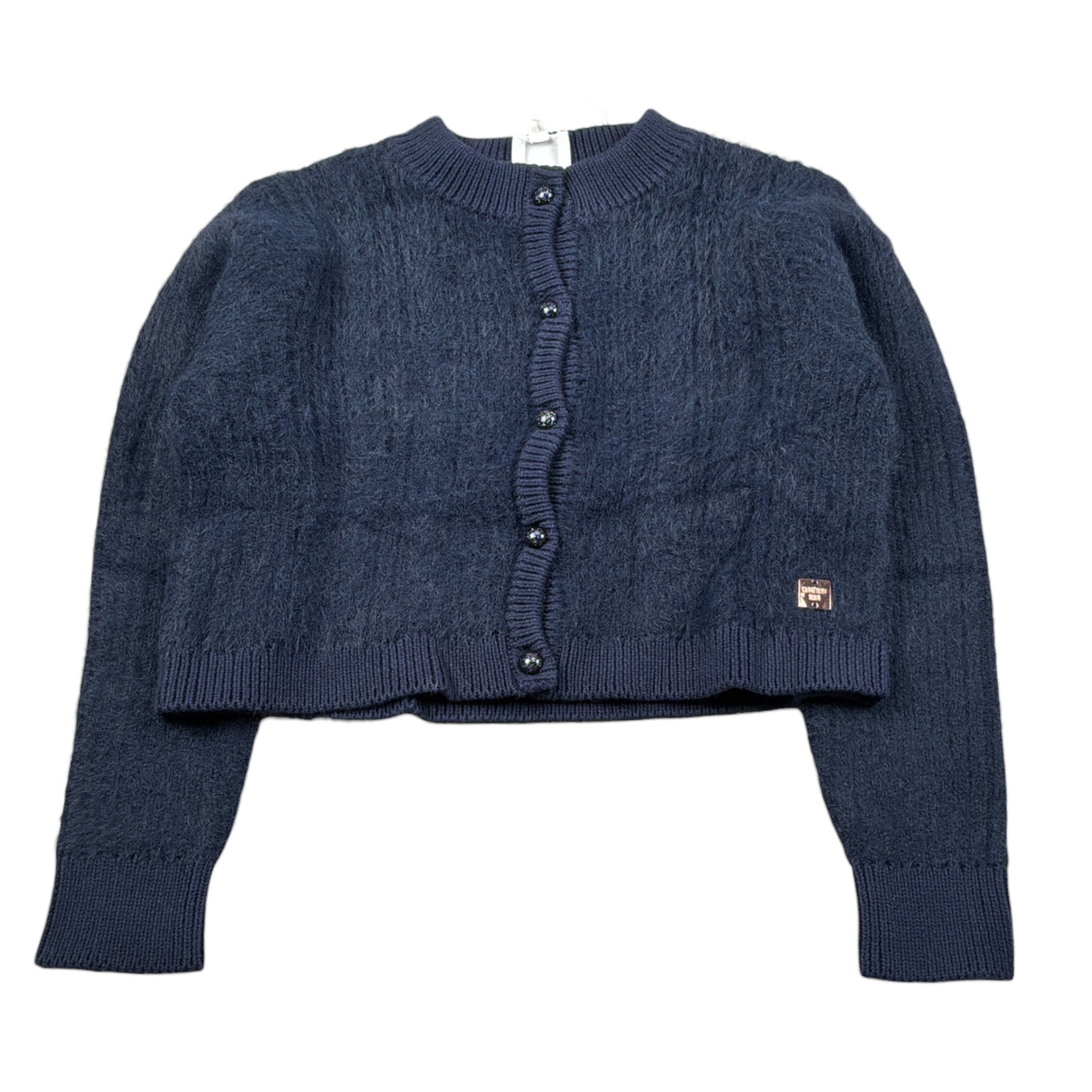 Monnalisa Cardigan tinta unita Blu per Bambina Y30207X BLU MONNALISA 