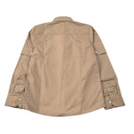 Mood_One Camicia Manica Lunga Tinta Beige per Bambino B-CAMICIA BEIGE MOOD_ONE 