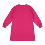 Moschino Abito Modello Felpa tinta unita con Stampa Fuxia per Bambina HBV0GY FUXIA MOSCHINO 