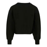 Moschino Felpa Chiusa Girocollo con Stampa Nero per Bambina HDF06E NERO MOSCHINO 