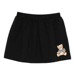 Moschino Gonna tinta unita con Logo Nero per Bambina HDJ033XX NERO MOSCHINO 