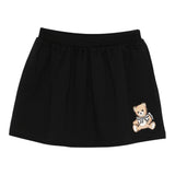 Moschino Gonna tinta unita con Logo Nero per Bambina HDJ033XX NERO MOSCHINO 