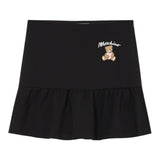 Moschino Gonna tinta unita con Logo Nero per Bambina HDJ03W NERO MOSCHINO 
