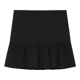 Moschino Gonna tinta unita con Logo Nero per Bambina HDJ03W NERO MOSCHINO 