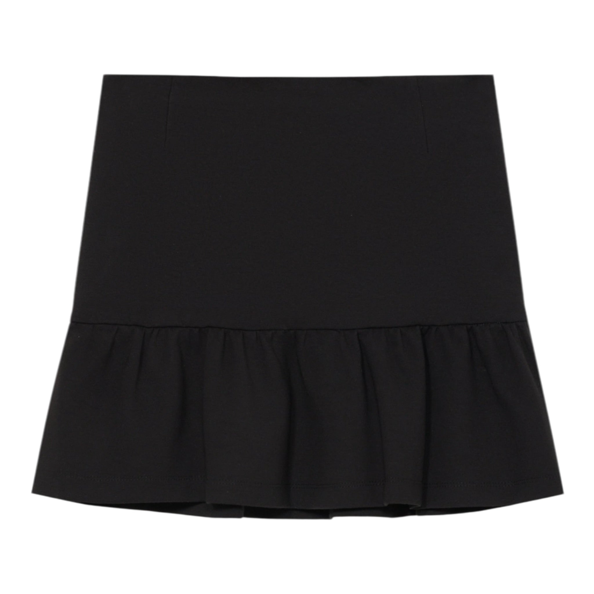 Moschino Gonna tinta unita con Logo Nero per Bambina HDJ03W NERO MOSCHINO 