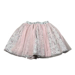 Moschino Gonna tinta unita con Stampe E Tulle Bianco per Bambina HDJ04C BIANCO MOSCHINO 