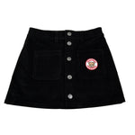 Moschino Gonna tinta unita In Camoscio Nero per Bambina HDJ04D NERO MOSCHINO 