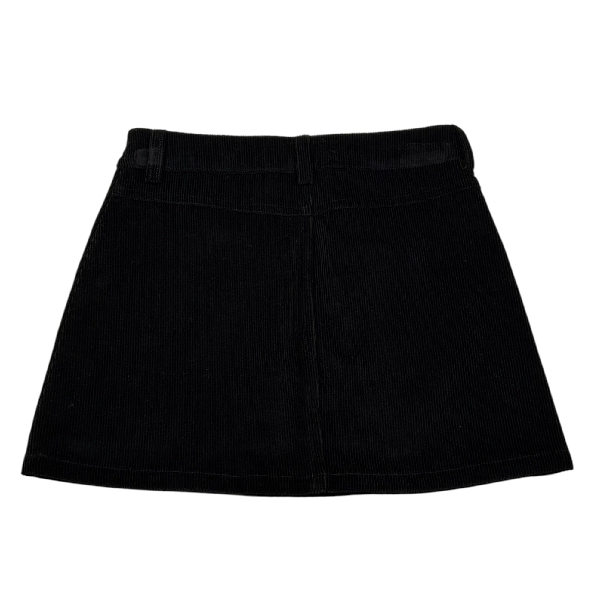 Moschino Gonna tinta unita In Camoscio Nero per Bambina HDJ04D NERO MOSCHINO 