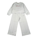 Moschino Completo 2 Pezzi Felpa-Pantalone Lilla per Bambina HDK03A LILLA MOSCHINO 