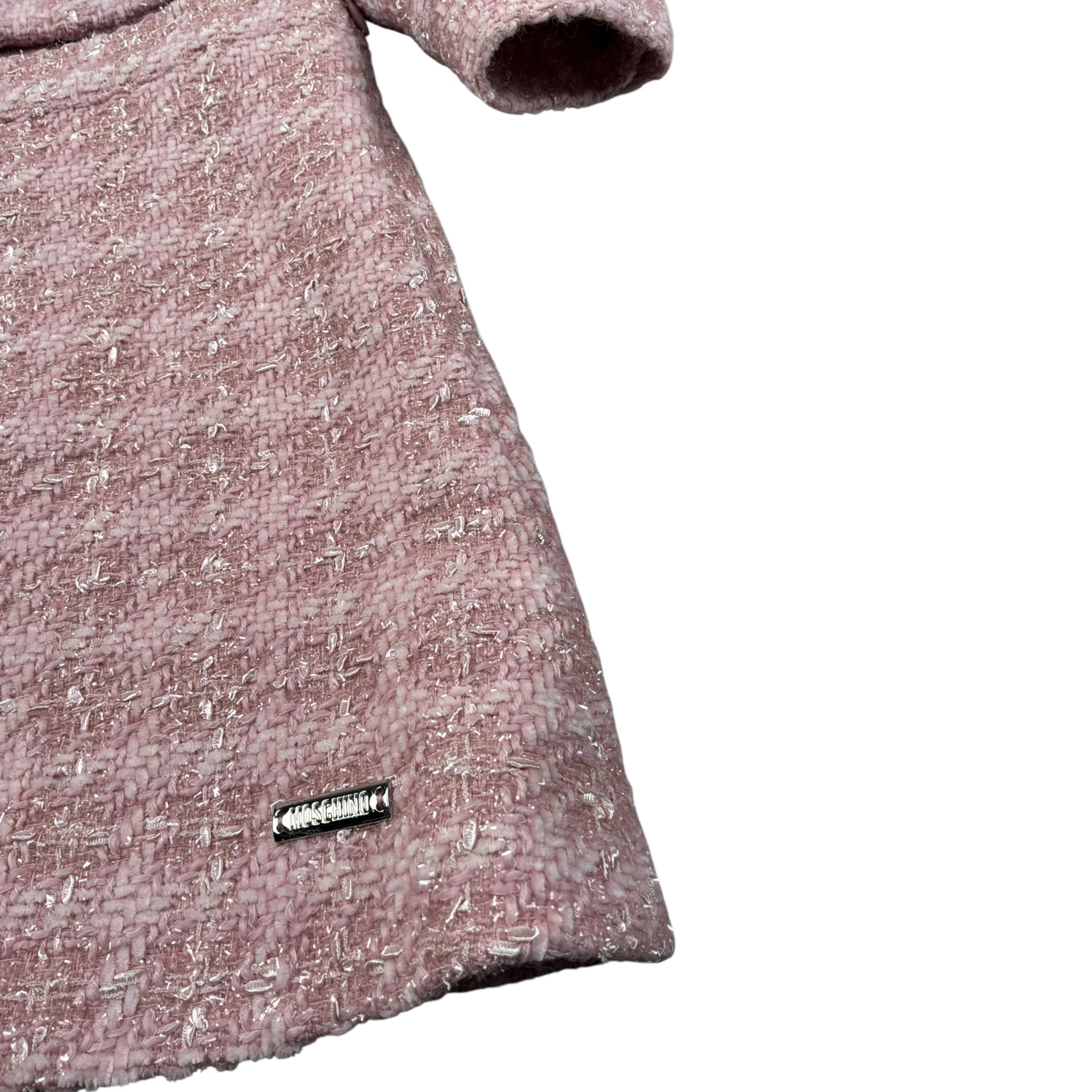 Moschino Completo 2 Pezzi Giacca-Gonna tinta unita Rosa per Bambina HDK03B ROSA MOSCHINO 