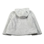 Moschino Pelliccia Tintaunita con Zip E Cappuccio Grigio per Bambina HDS058 GRIGIO MOSCHINO 