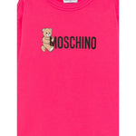 Moschino Abito Girocollo Manica Lunga tinta unita Fuxia per Bambina HDV0GY FUXIA MOSCHINO 