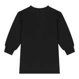 Moschino Abito Girocollo Manica Lunga tinta unita Nero per Bambina HDV0GY NERO MOSCHINO 