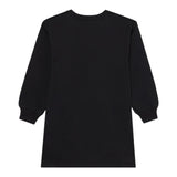 Moschino Abito Girocollo Manica Lunga tinta unita Nero per Bambina HDV0GYX NERO MOSCHINO 