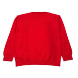 Moschino Maglia Girocollo tinta unita con Logo Rosso per Bambino HDV0GZ ROSSO MOSCHINO 