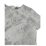 Moschino Abito Mezza Manica tinta unita Argento per Bambina HDV0IA ARGENTO MOSCHINO 