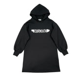 Moschino Abito tinta unita Modello Felpa con Stampa Nero per Bambina HDV0IC NERO MOSCHINO 