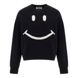 Moschino Maglia Girocollo tinta unita con Stampa Nero per Bambino HDW02E NERO MOSCHINO 