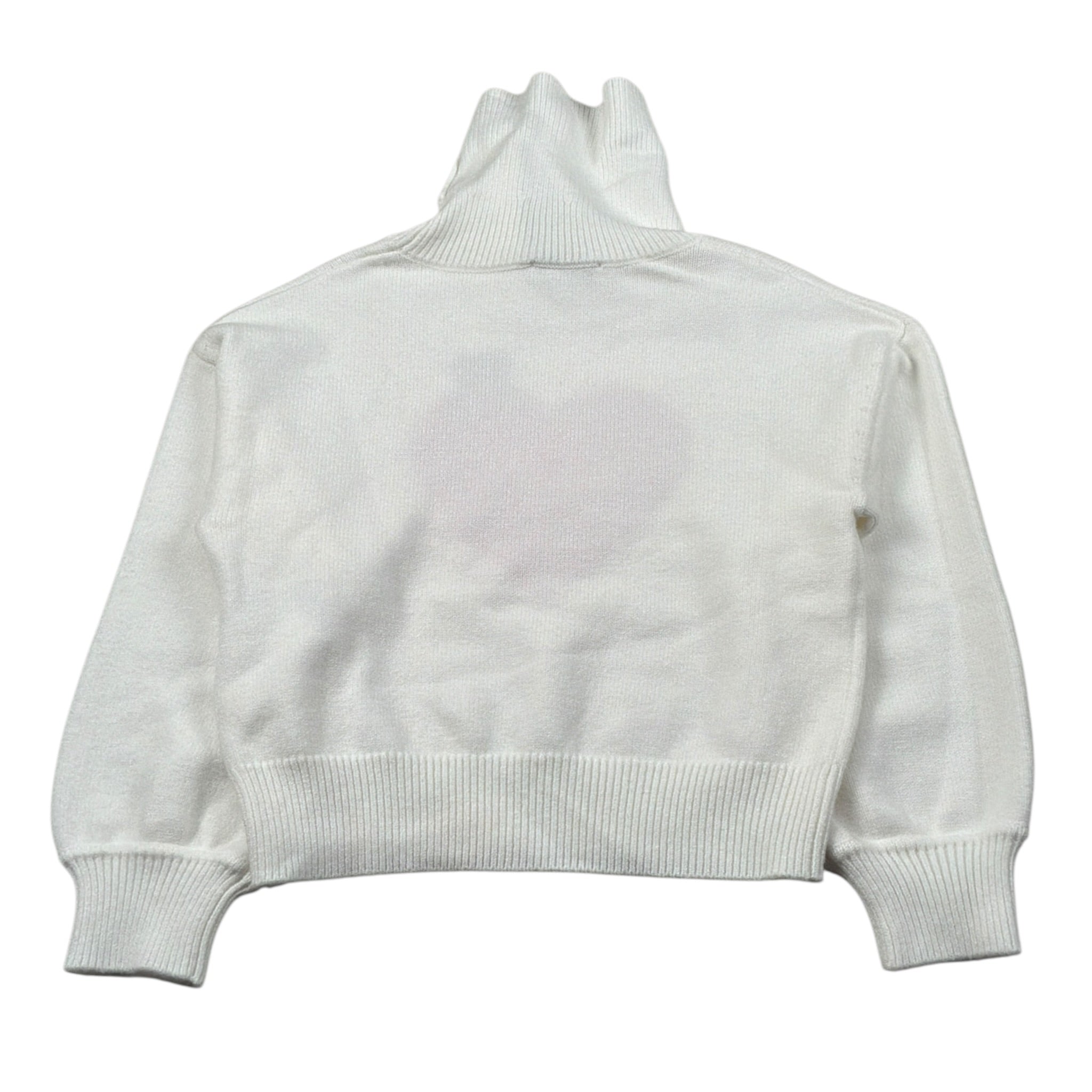 Moschino Maglia Collo Alto tinta unita Panna per Bambina HDW02J PANNA MOSCHINO 