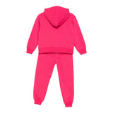 Moschino Completo 2 Pezzi Felpa-Pantalone tinta unita Fuxia per Bambina HMK03X FUXIA MOSCHINO 