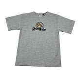 Moschino T-Shirt tinta unita con Stampa Grigio per Bambino HMM05WLA GRIGIO MOSCHINO 