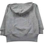 Moschino Felpa Chiusa con Cappuccio tinta unita con Stampe Grigio per Bambino HUF09D GRIGIO MOSCHINO 