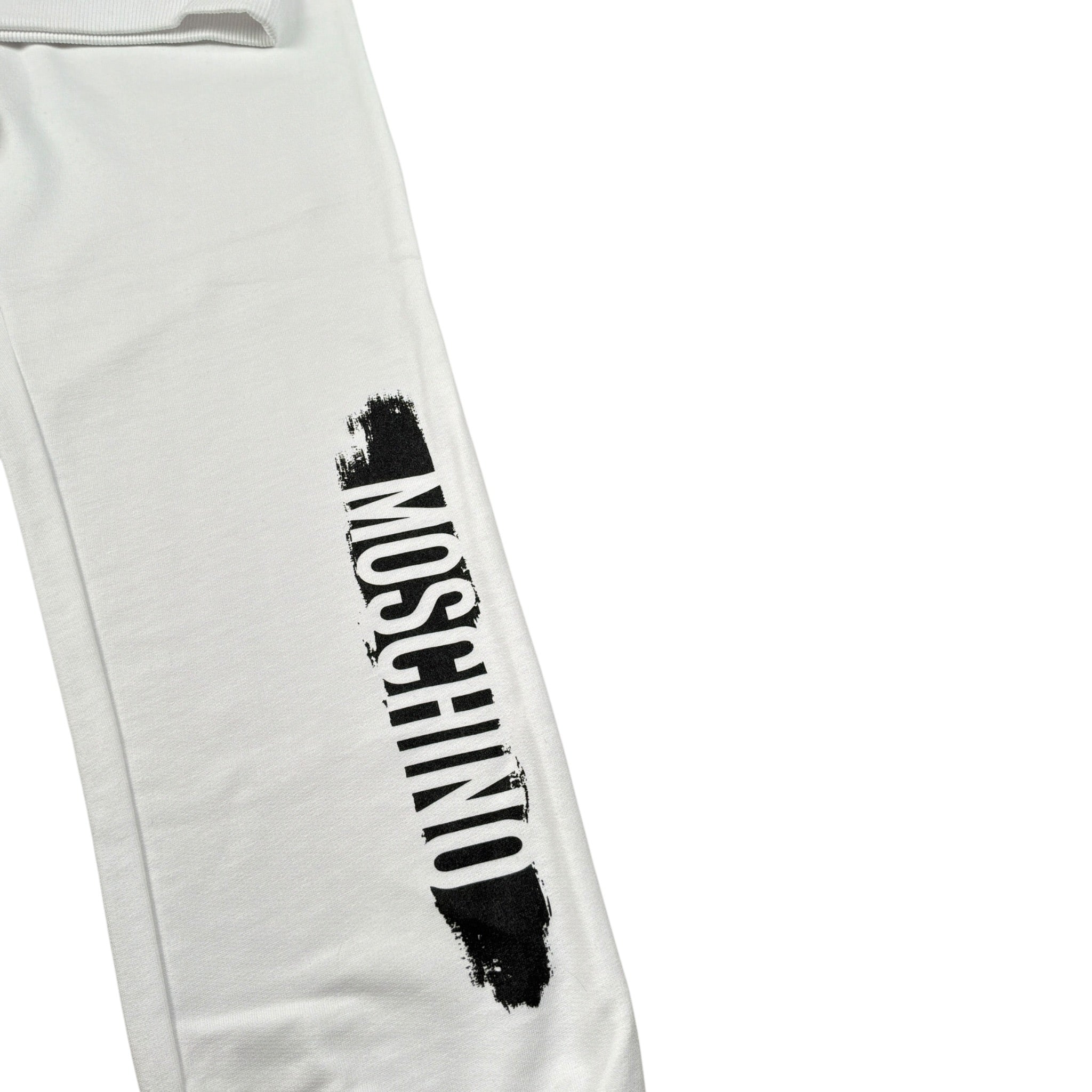 Moschino Completo 2 Pezzi Felpa-Pantalone Bianco per Bambino HUK04M BIANCO MOSCHINO 