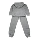 Moschino Completo 2 Pezzi Felpa-Pantalone Tinta Jnita Grigio per Bambino HUK05O GRIGIO MOSCHINO 