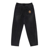 Moschino Jeans tinta unita con Elastico In Vita Nero per Bambino HUP08IX NERO MOSCHINO 