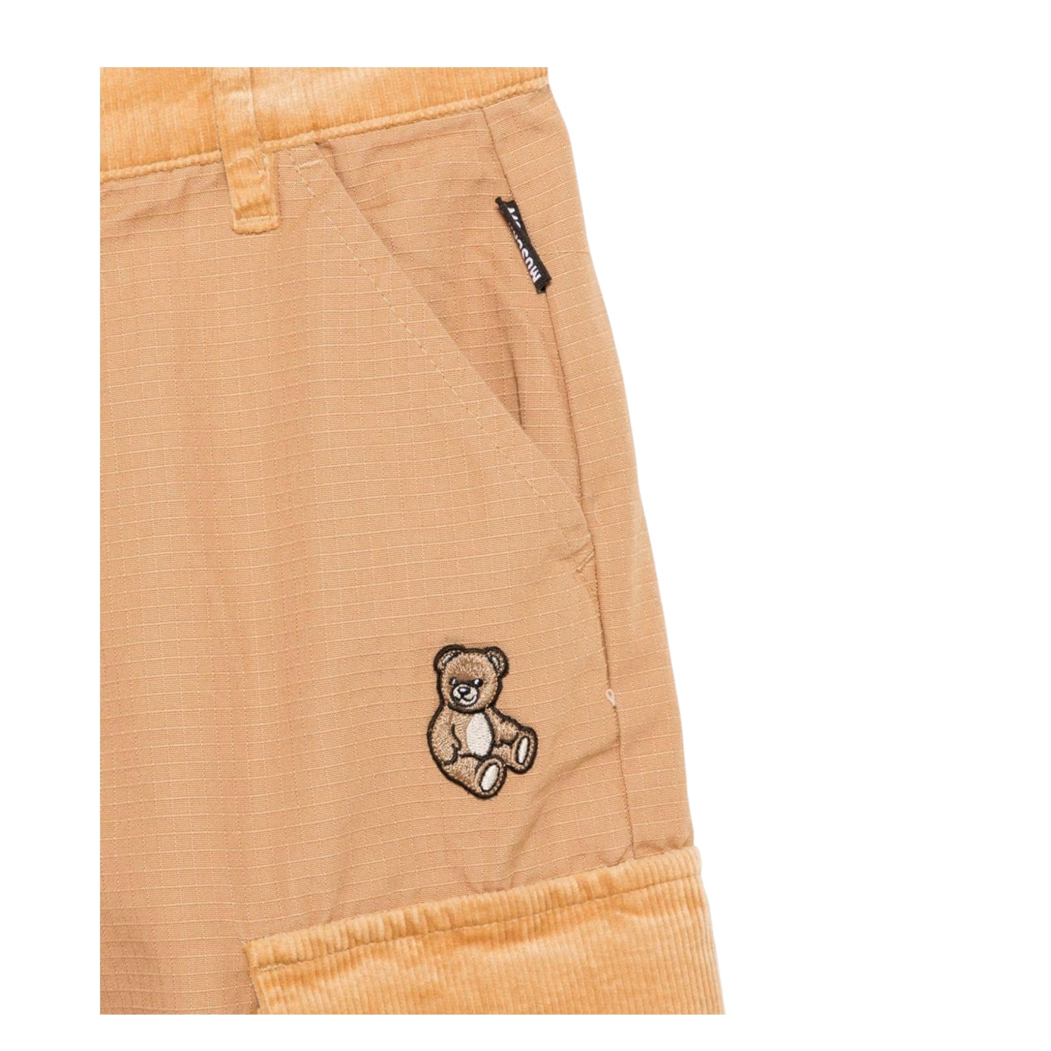 Moschino Pantalone tinta unita con Elastico In Vita Beige per Bambino HUP08M BEIGE MOSCHINO 