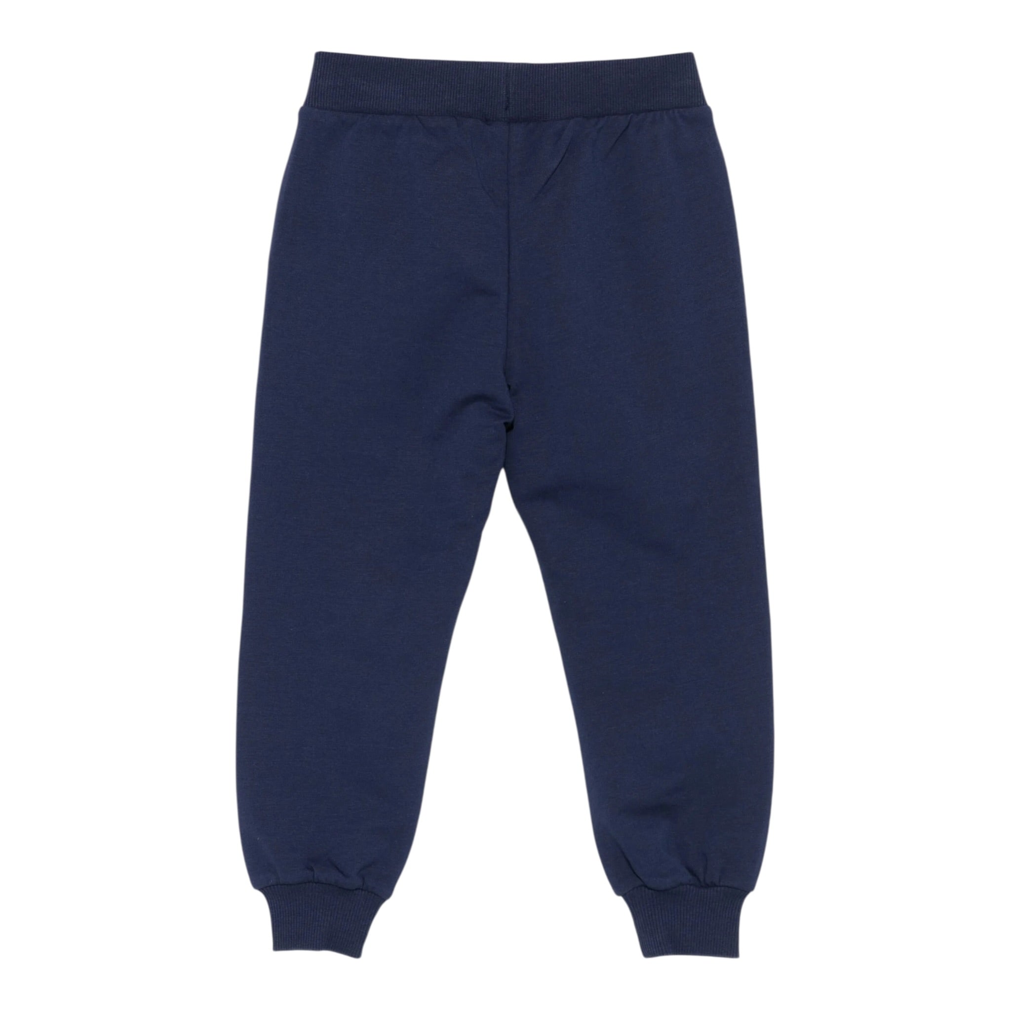 Moschino Pantalone Tuta tinta unita con Logo Blu per Bambino HUP08UX BLU MOSCHINO 