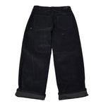 Moschino Pantalone tinta unita In Velluto Nero per Bambina HUP097 NERO MOSCHINO 
