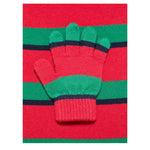 Moschino Set Sciarpa-Guanti Bicolore Rosso/Verde per Bambino HUX02G ROSSO/VERDE MOSCHINO 