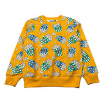Moschino Felpa Chiusa Girocollo tinta unita Senape per Bambino HYF08V SENAPE MOSCHINO 