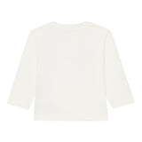 Moschino Shirt Girocollo tinta unita con Logo Bianco per Neonato M5O00RN BIANCO MOSCHINO 