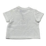 Moschino T-Shirt Girocollo tinta unita con Logo Bianco per Neonato M6M047 BIANCO MOSCHINO 