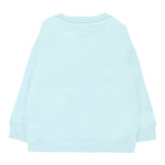 Moschino Felpa Chiusa Girocollo tinta unita con Logo Azzurro per Neonato M8F03QX AZZURRO MOSCHINO 