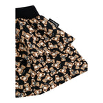 Moschino Gonna tinta unita con Stampe Orsi Nero per Neonata MDJ01NXXX NERO MOSCHINO 
