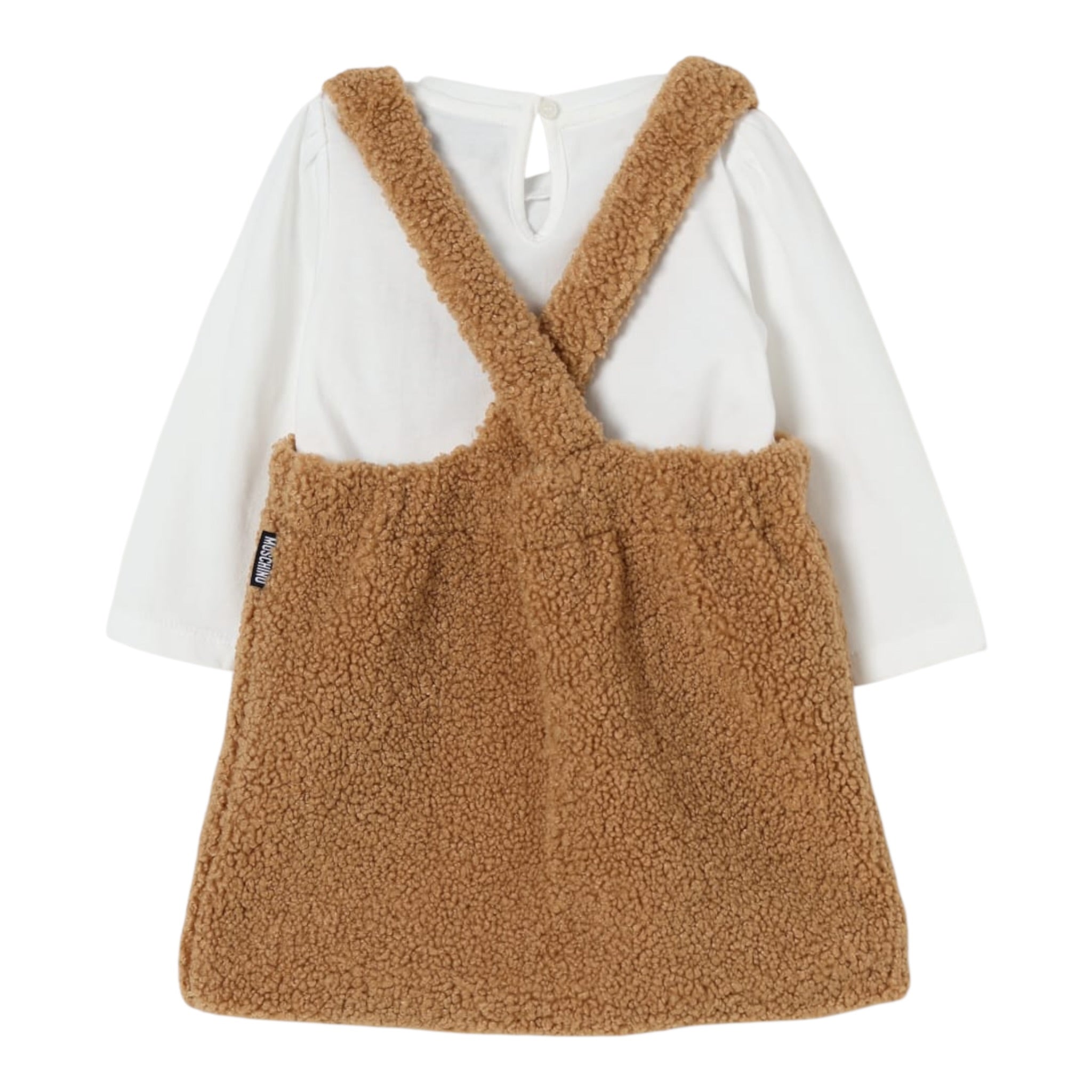 Moschino Completo 2 Pezzi Shirt-Abito Cammello per Bambina MDK037X CAMMELLO MOSCHINO 