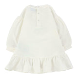 Moschino Abito Girocollo tinta unita Panna per Bambina MDV0CWJXX PANNA MOSCHINO 