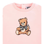 Moschino Abito Girocollo tinta unita Rosa per Neonata MDV0CWX ROSA MOSCHINO 